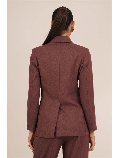 Giacca doppio petto bordeaux The First | 815 BELGRADOBORDEAUX